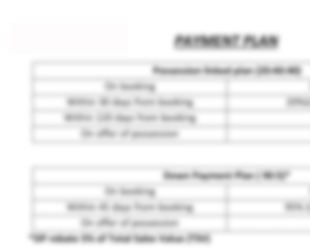 Hiranandani Karjat Payment Plan